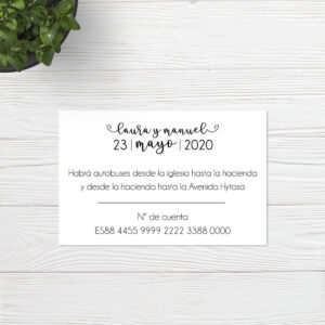Tarjetas boda Sevilla | Tarjetas Full Moon | Catálogo Wedding & Design