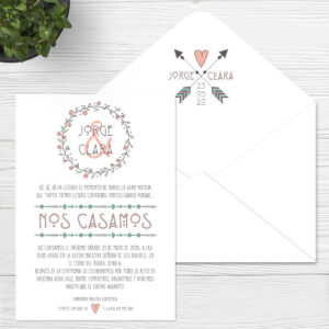Invitaciones boda Sevilla | Invitación Boho | Catálogo Wedding & Design