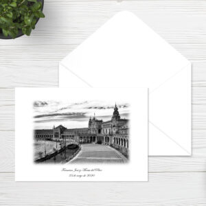 Invitaciones boda Sevilla | Invitación Sevilla Clásica | Catálogo Wedding & Design