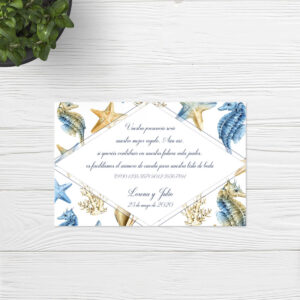 Tarjetas boda Sevilla | Tarjeta Planaxis | Catálogo Wedding & Design