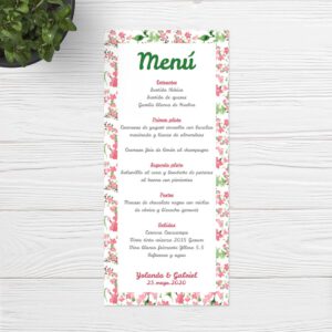 Minutas boda Sevilla | Minutas Primavera | Catálogo Wedding & Design