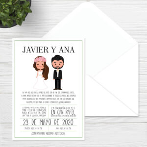 Invitaciones boda Sevilla | Invitación Florella | Catálogo Wedding & Design
