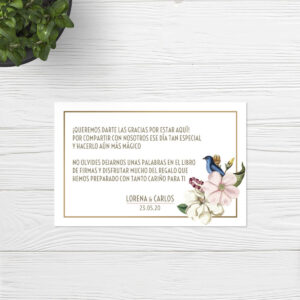 Tarjetas boda Sevilla | Tarjetas Gold | Catálogo Wedding & Design