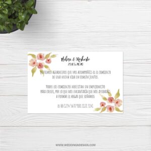 Tarjetas boda Sevilla | Tarjetas Doñana | Catálogo Wedding & Design