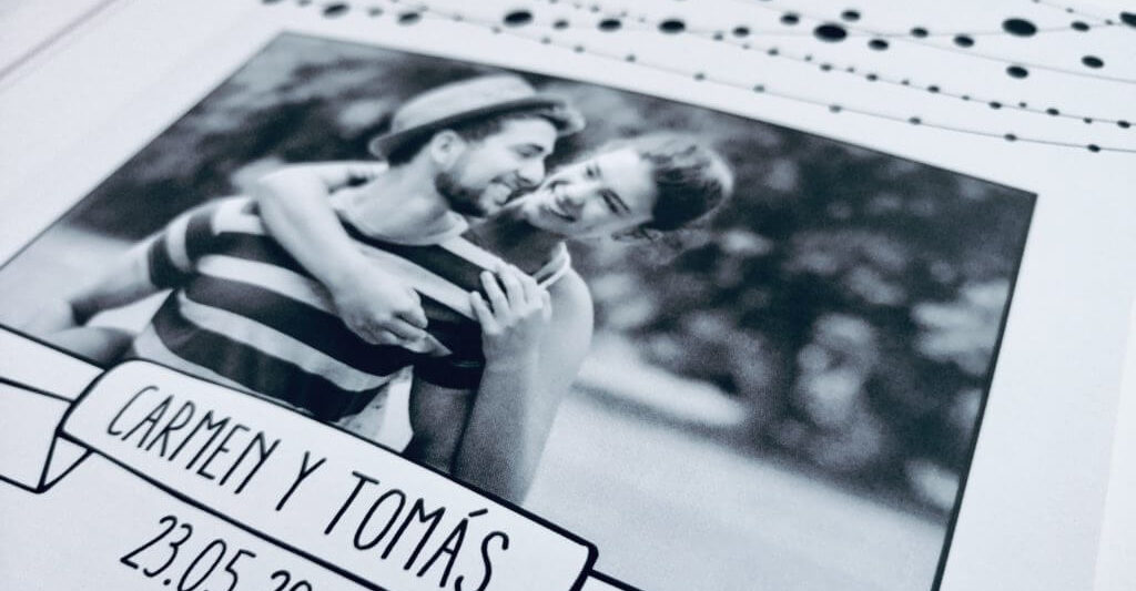 Invitaciones boda Sevilla - Invitación Couple - Wedding & Design Invitaciones boda Sevilla - Invitación Couple - Wedding & Design