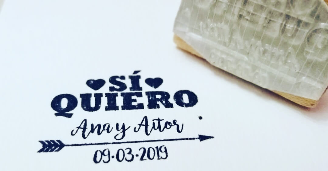 Sellos boda Sevilla - Sello Sí Quiero - Wedding & Design Sellos boda Sevilla - Sello Sí Quiero - Wedding & Design