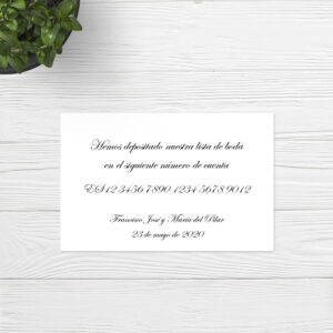 Tarjetas boda Sevilla | Tarjetas Sevilla Clásica | Catálogo Wedding & Design