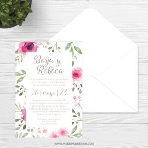 Invitaciones boda Sevilla | Invitación Jardín | Catálogo Wedding & Design