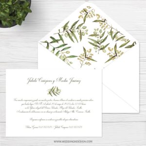 Invitaciones ramas de olivo | Invitación Jaén | Wedding & Design