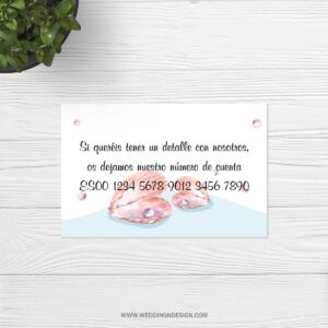 Tarjetas boda Sevilla - Tarjetas Fondo Marino - Catálogo Wedding & Design